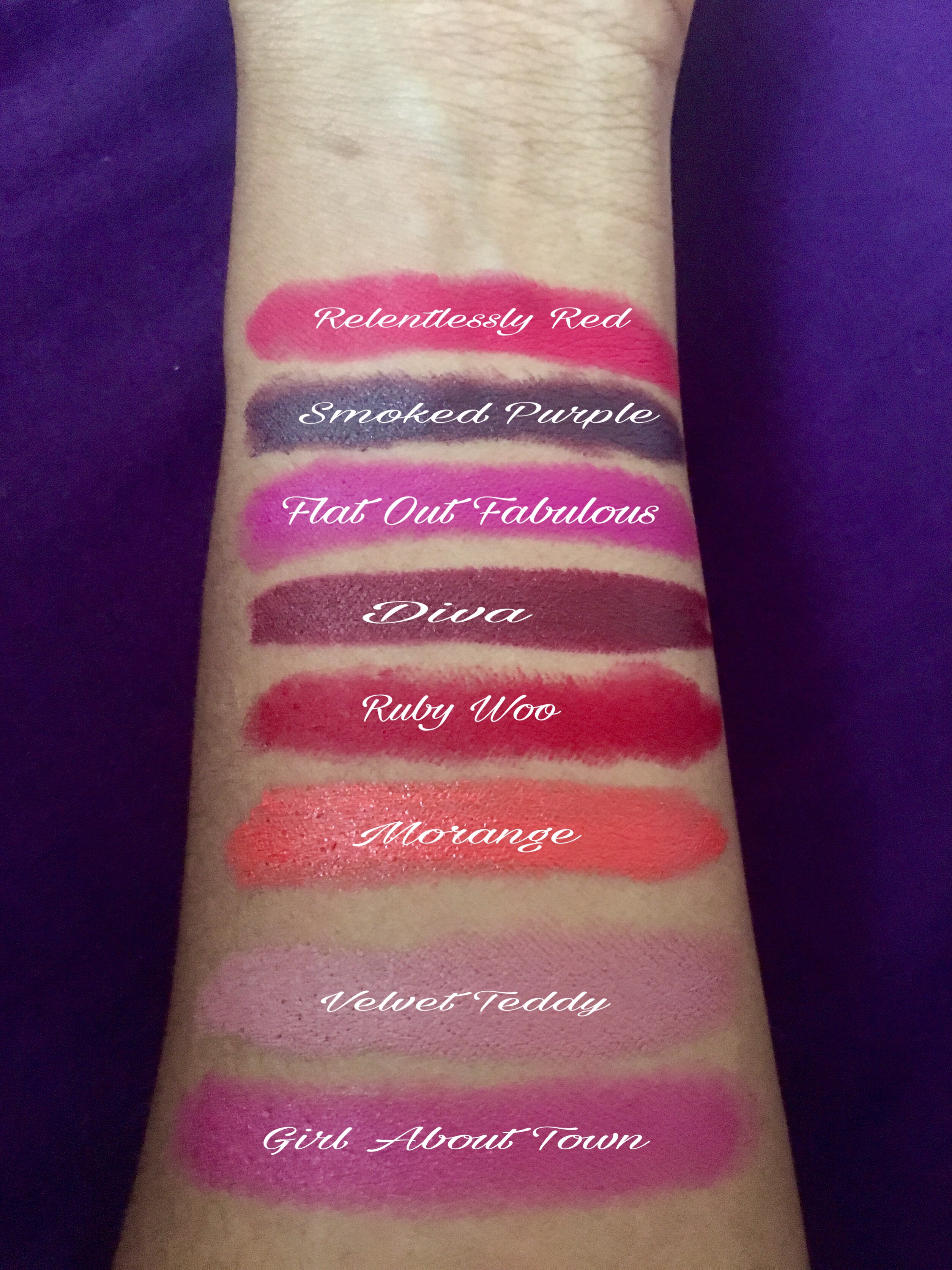 My Mac Lipstick Collection