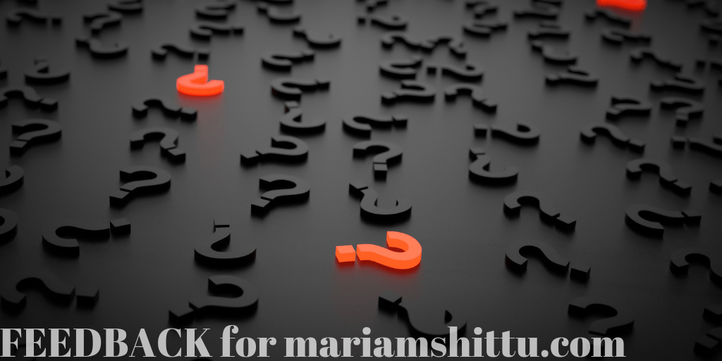 It’s Feedback Time