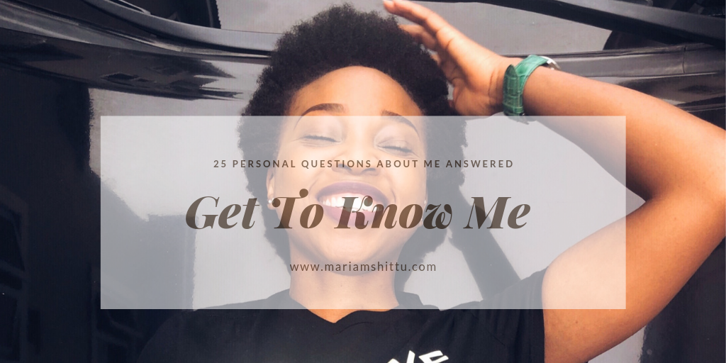 Get To Know Me Tag: 25 Questions About Me Answered