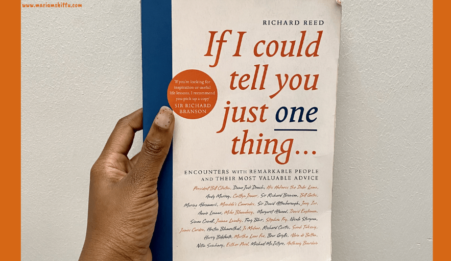 BOOKS| If I Could Tell You Just One&nbsp;Thing
